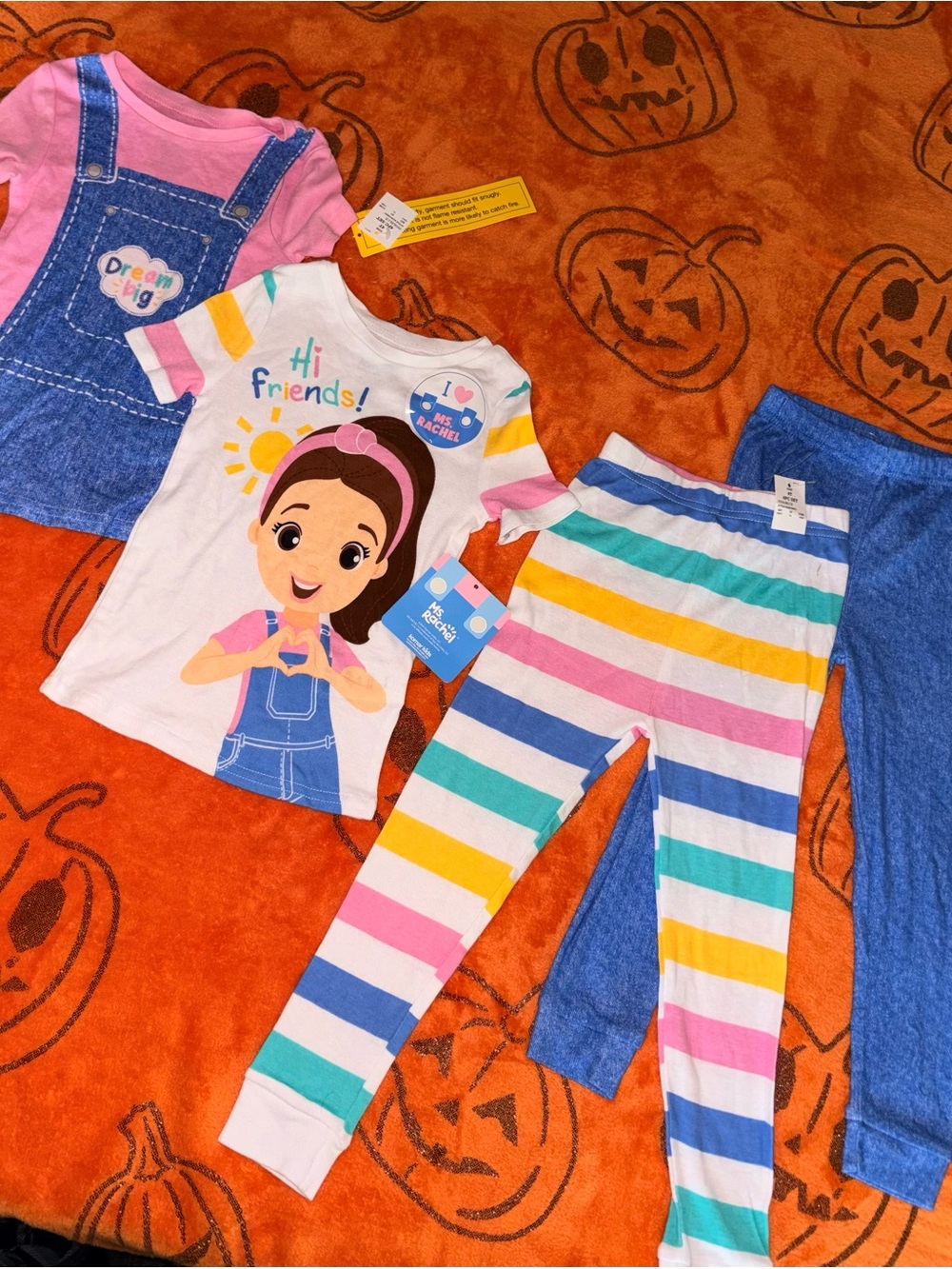 Ms. Rachel Multi Colored Baby Girl Two-Piece Set
